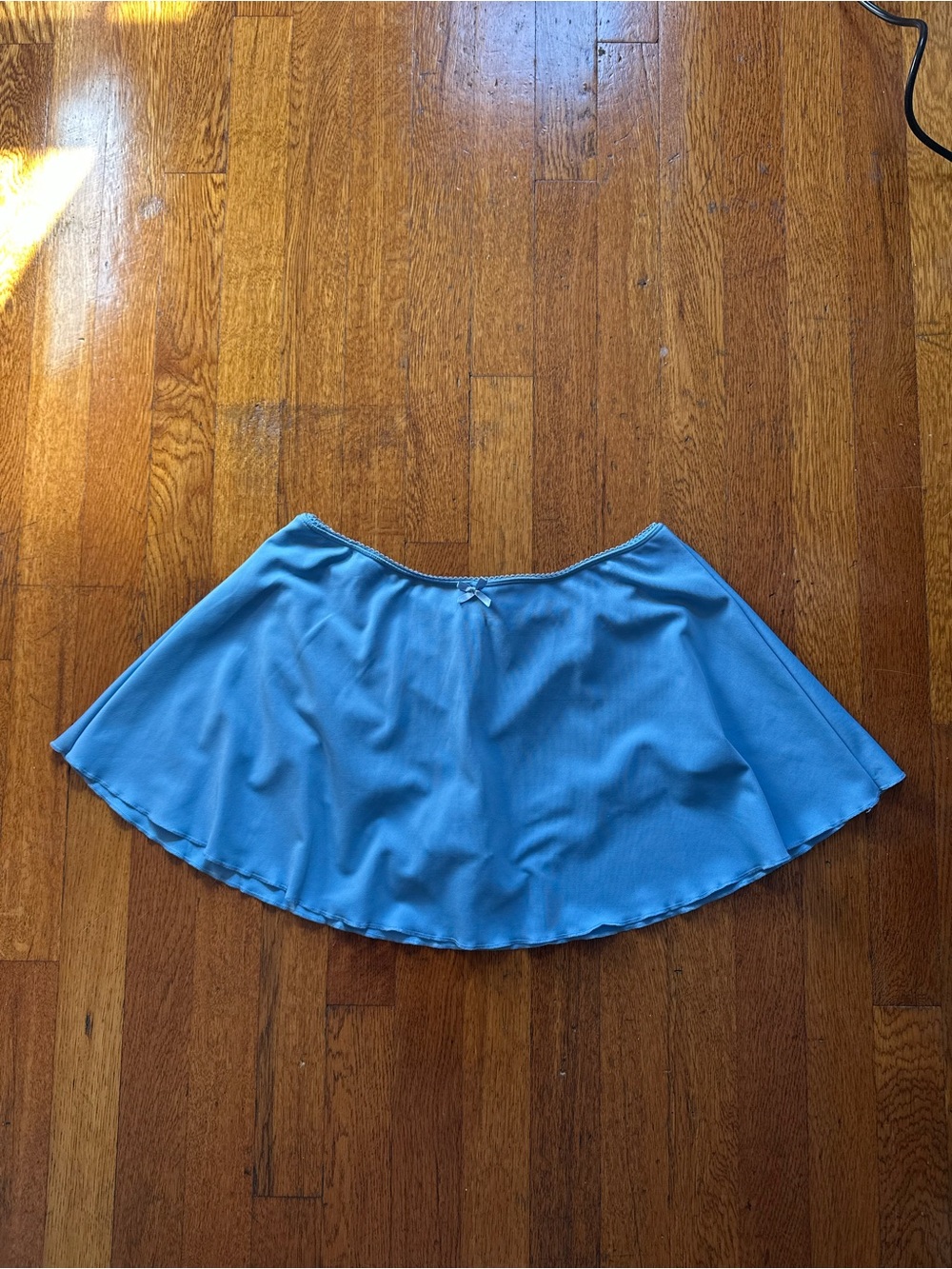 Light Blue Women's Flared Skirt